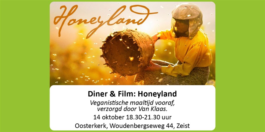 Bericht Film Honeyland, met vooraf een veganistisch diner bekijken